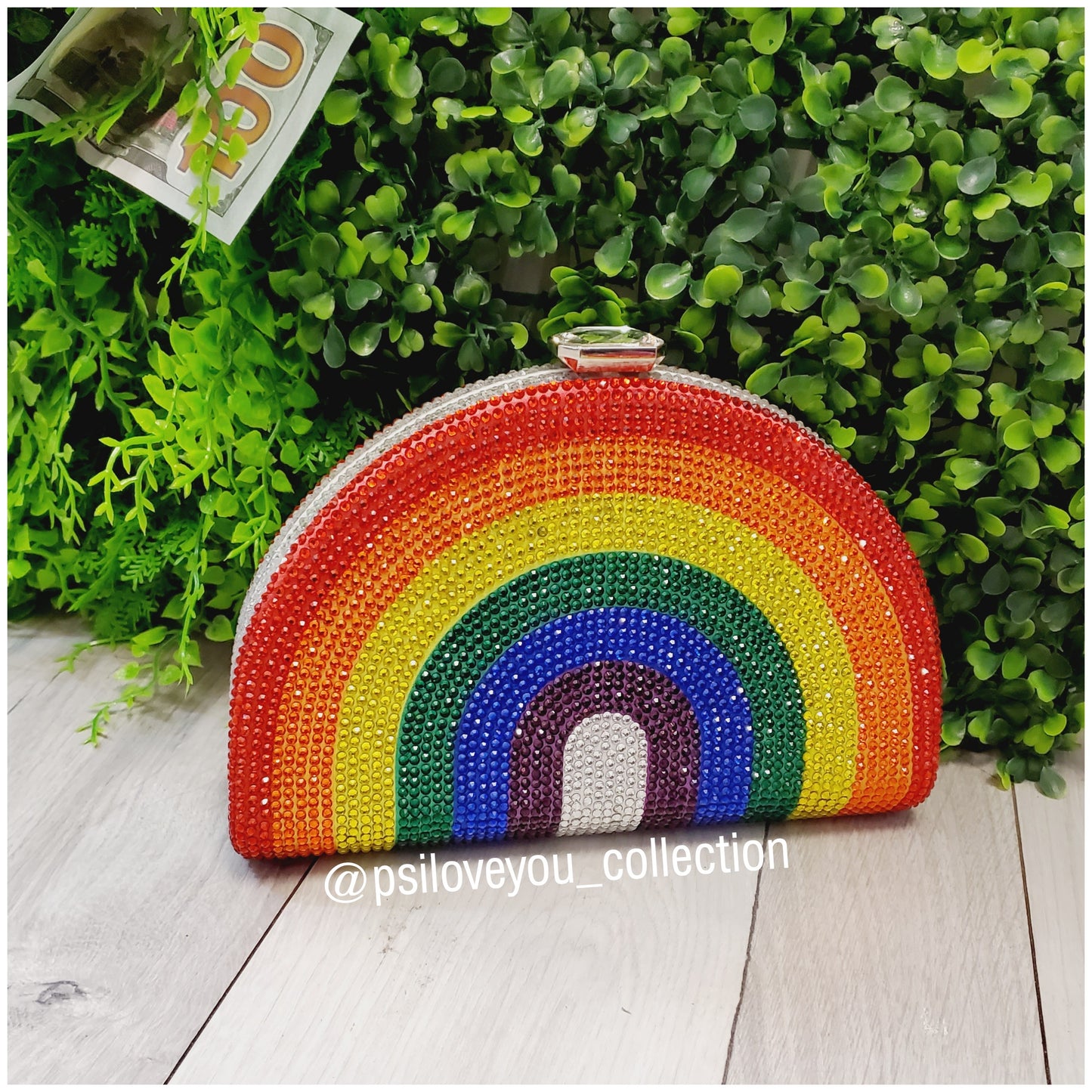 Diamond Rainbow clutch