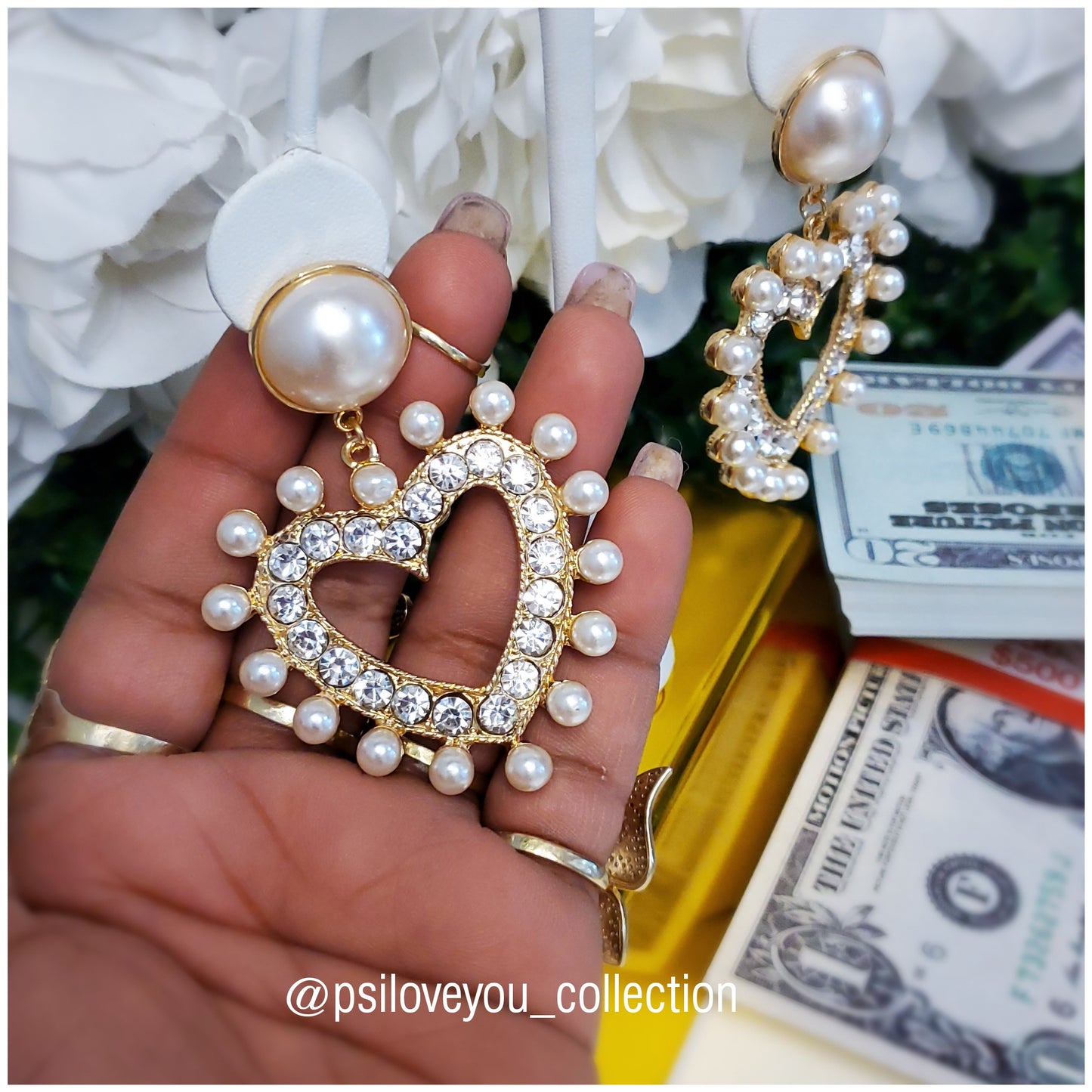 Heart of pearls