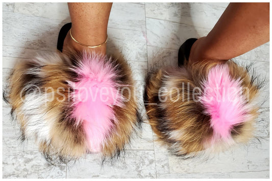 foxy pink  slides